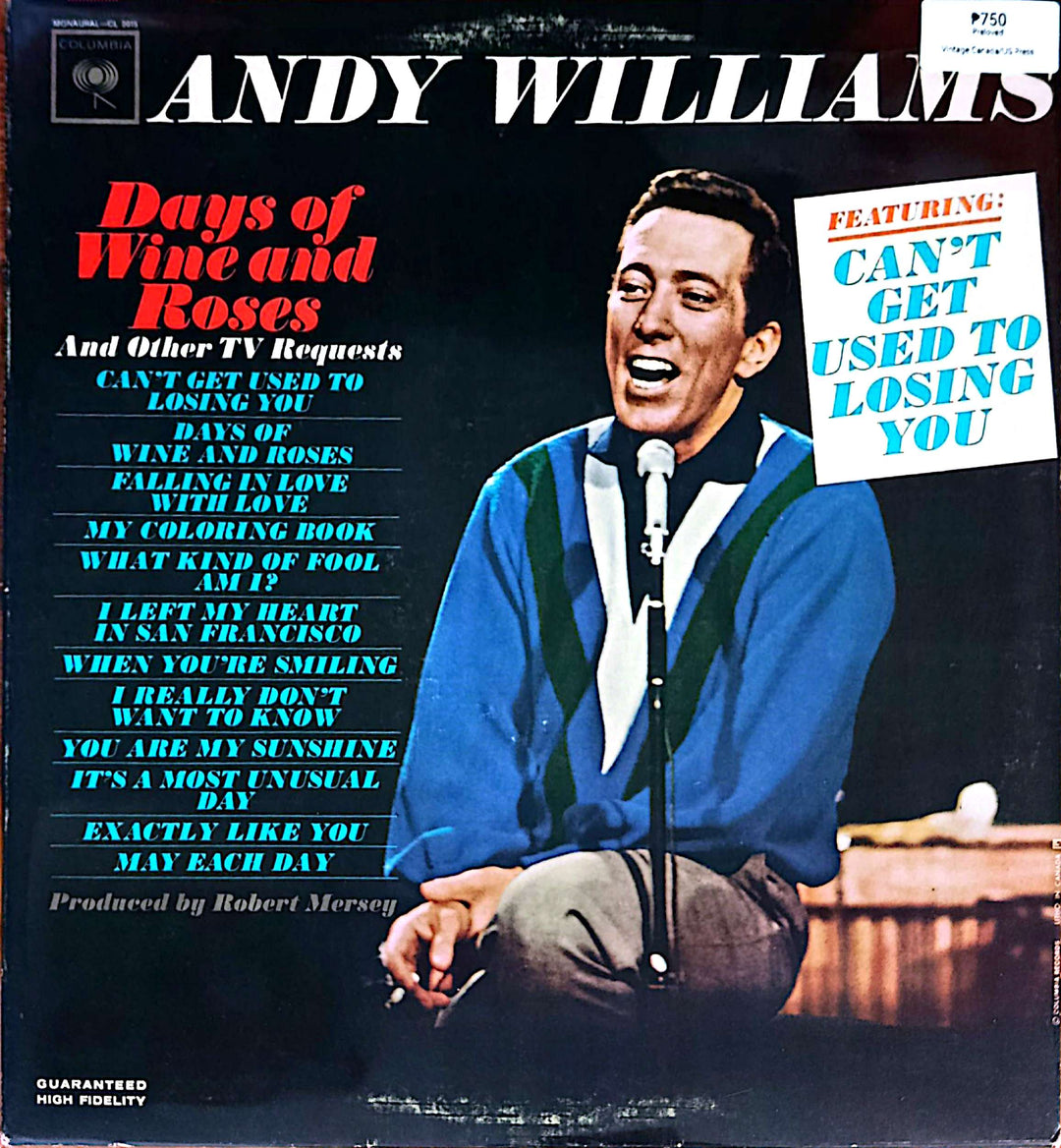 Andy Williams - Days of Wine and Roses