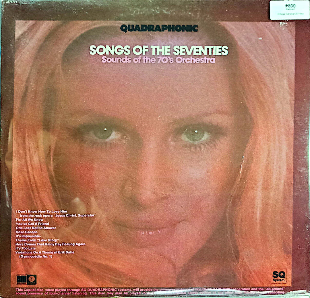 Various Artists - Songs of the Seventies (Sounds of the Seventies Orchestra)