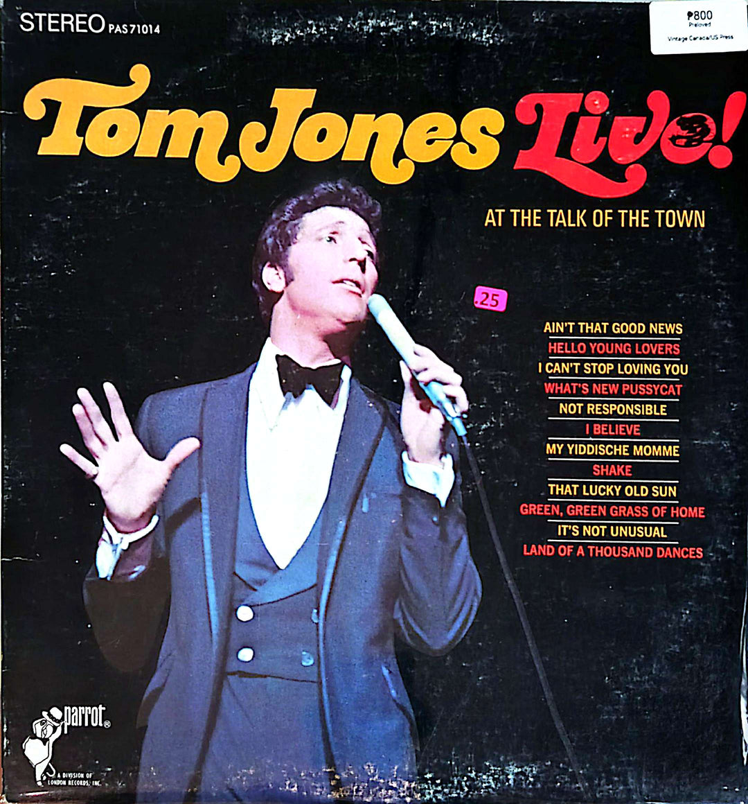 Tom Jones - Tom Jones Live! At the Talk of the Town
