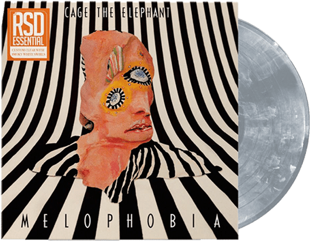 Cage The Elephant - Melophobia (RSD Essential) Limited Edition, Clear w/ Smoky White Vinyl