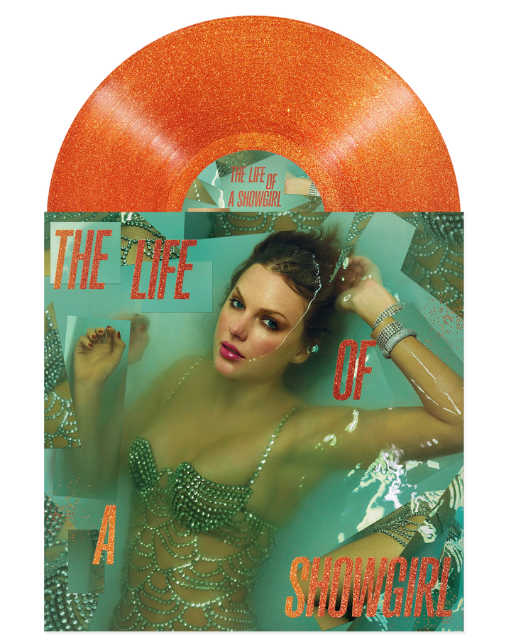PREORDER Taylor Swift - Life of a Showgirl (Sweat and Vanilla Perfume Portofino Orange Glitter Vinyl)
