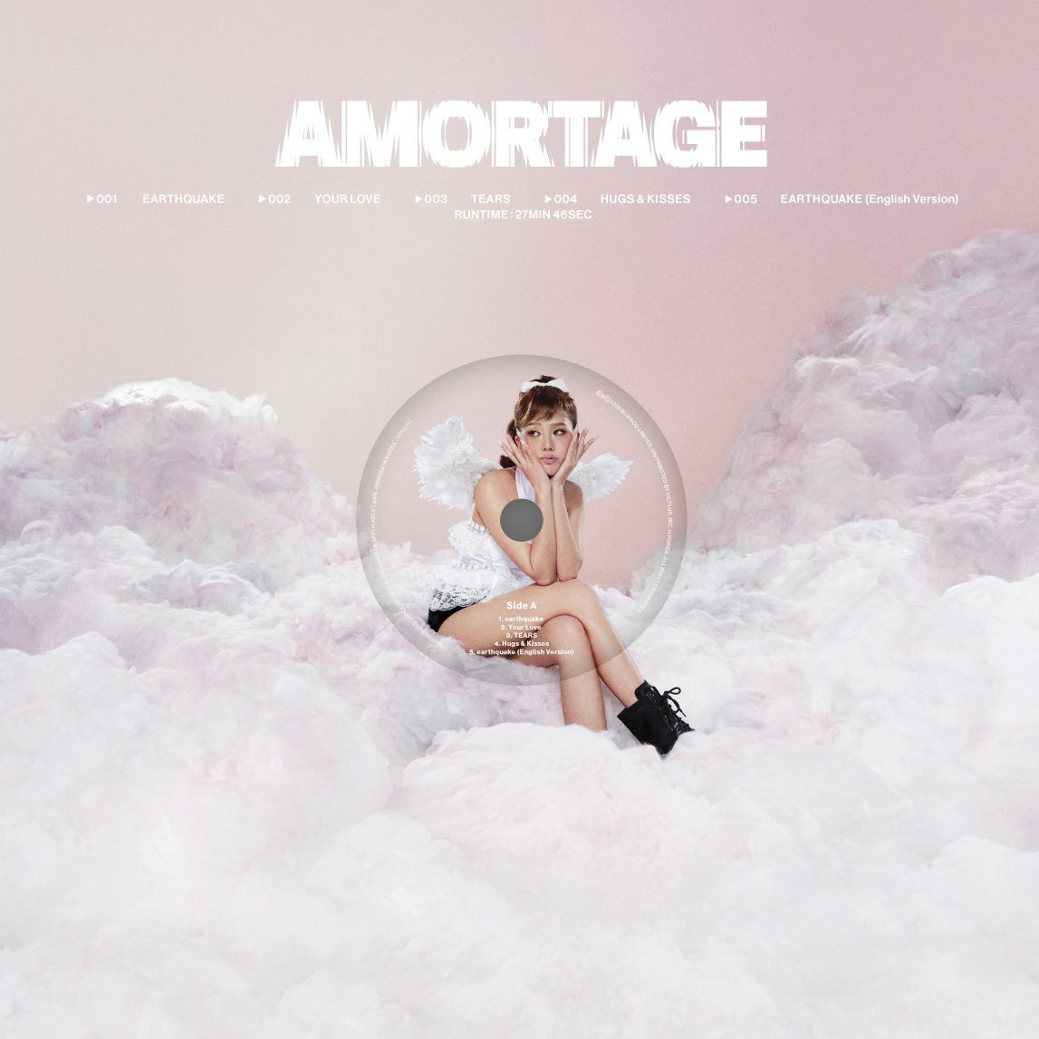 JISOO (BLACKPINK) - Mini Album [AMORTAGE] Vinyl (Pink Ver