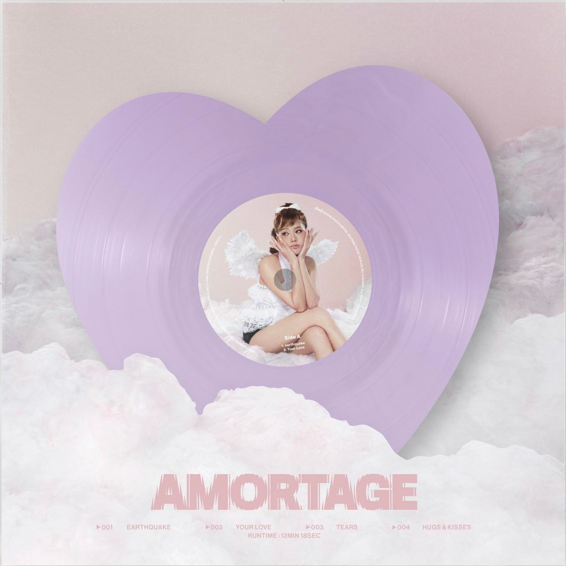 JISOO - AMORTAGE Vinyl (Pink ver.) BLACKPINK ジス AMORTAGE LP