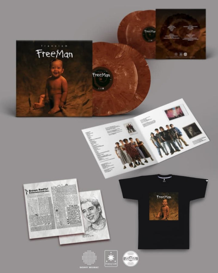 Francis M - Freeman 30th Anniversary Vinyl (Brown Marbled Vinyl 2LP) with T-shirt