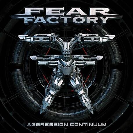 Fear Factory - Aggression Continuum 2LP (Limited Edition, Black & Blue Swirl With White Splatter)