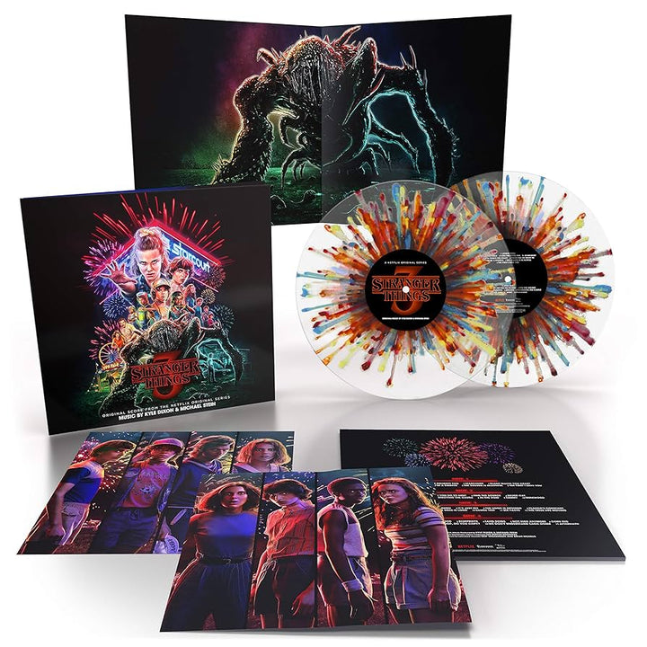 Kyle Dixon & Michael Stein - Stranger Things 3 (2LP, Firework Splatter Vinyl)