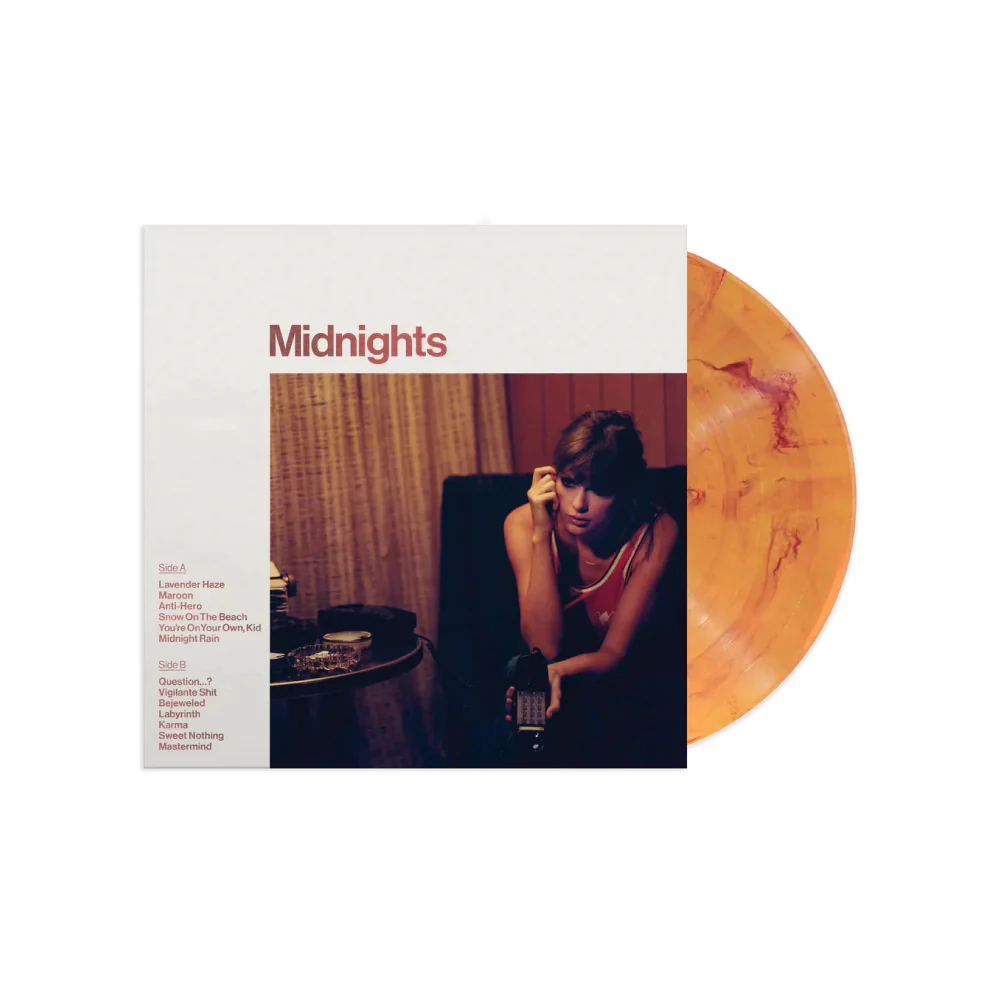 Taylor Swift - Midnights (Blood Moon Marbled Vinyl) LP