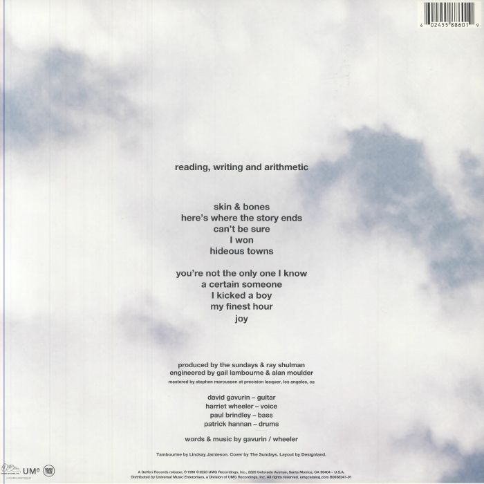 The Sundays - Reading, Writing & Arithmetic (Dark Grey Vinyl)