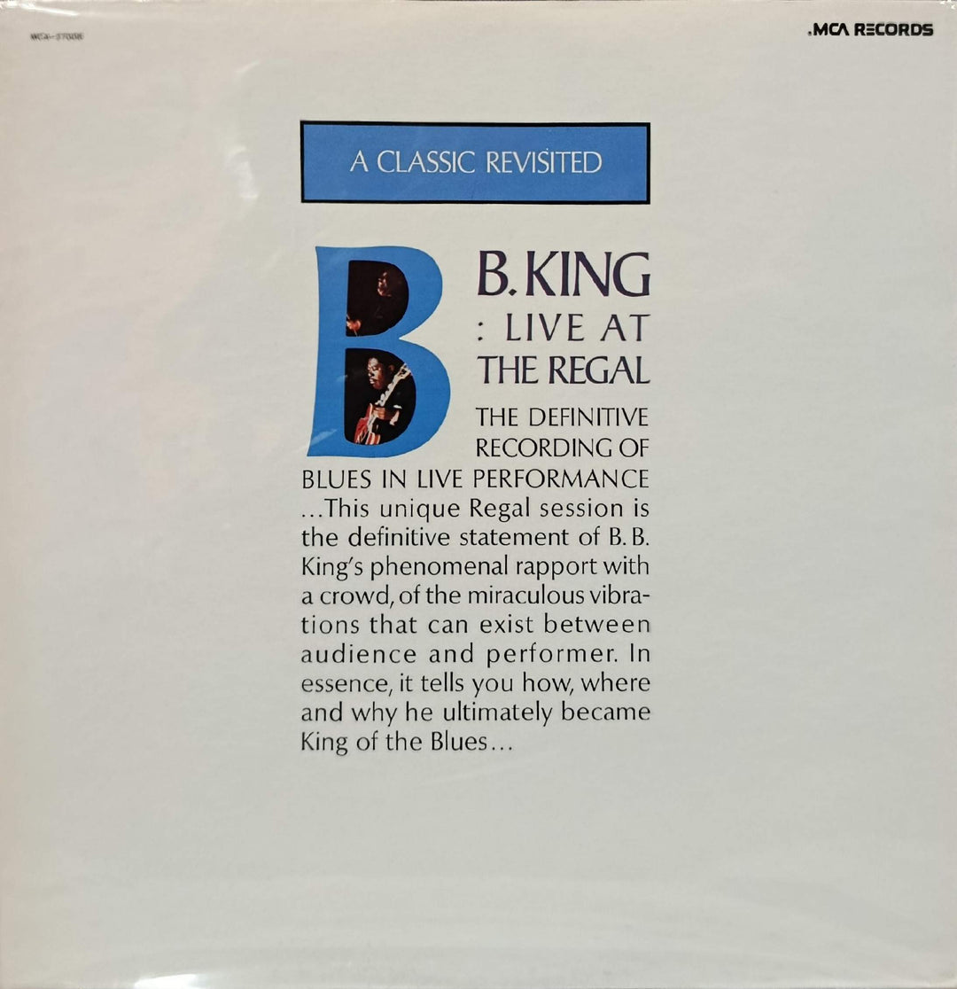B.B. King - Live at the Regal