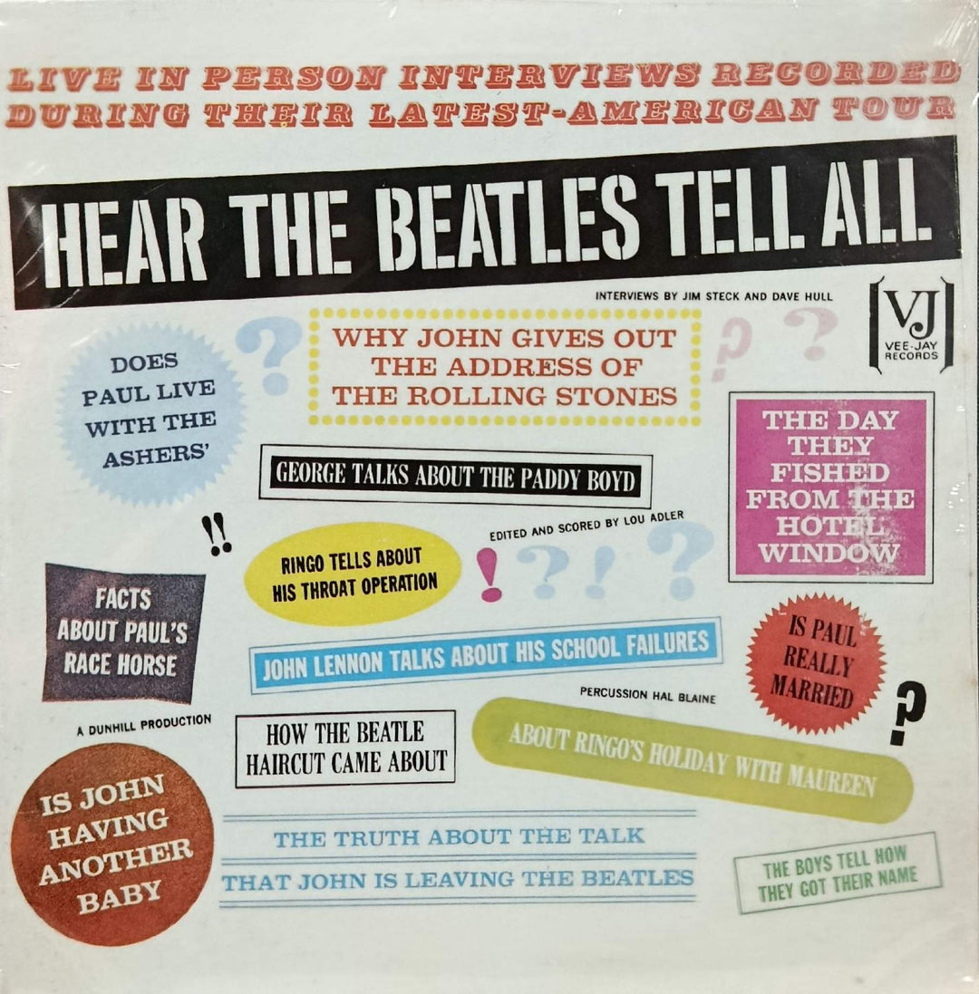 The Beatles - Hear The Beatles Tell All Interview by Jim Steck & Dave Hull