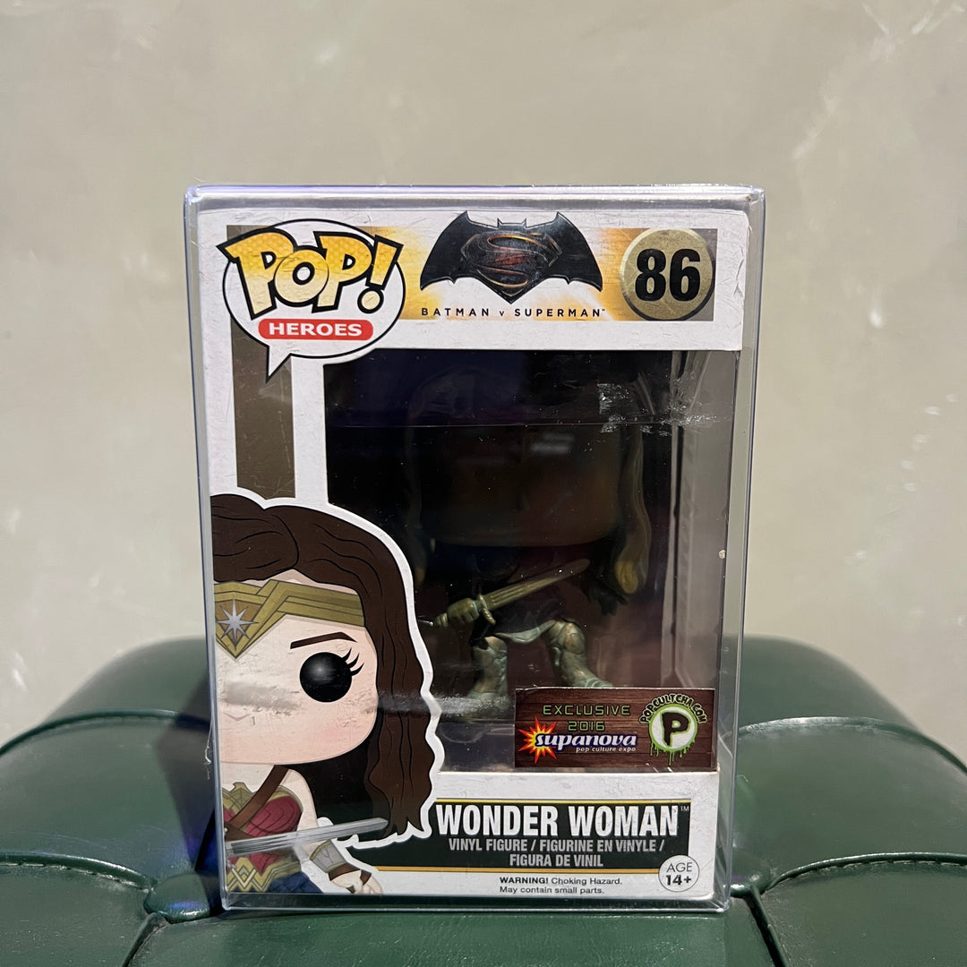 Pop Heroes - Exclusive 2016 Batman V Superman Wonder Woman 86