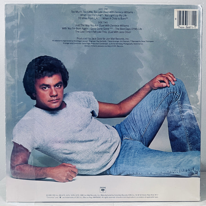 Johnny Mathis - The Best Of Johnny Mathis 1975-1980 LP