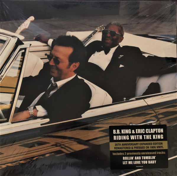 B.B. King and Eric Clapton - Riding With the King 2LP (20th Anniversary Expanded Edition, Blue Vinyl)