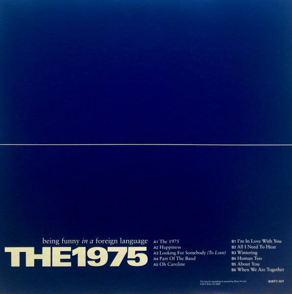 The 1975 - Being Funny in a Foreign Language