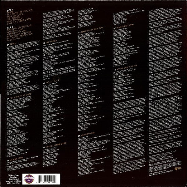 Amy Winehouse - Back To Black