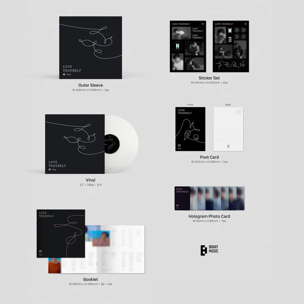 BTS - LOVE YOURSELF _ 轉 'Tear' (LP)