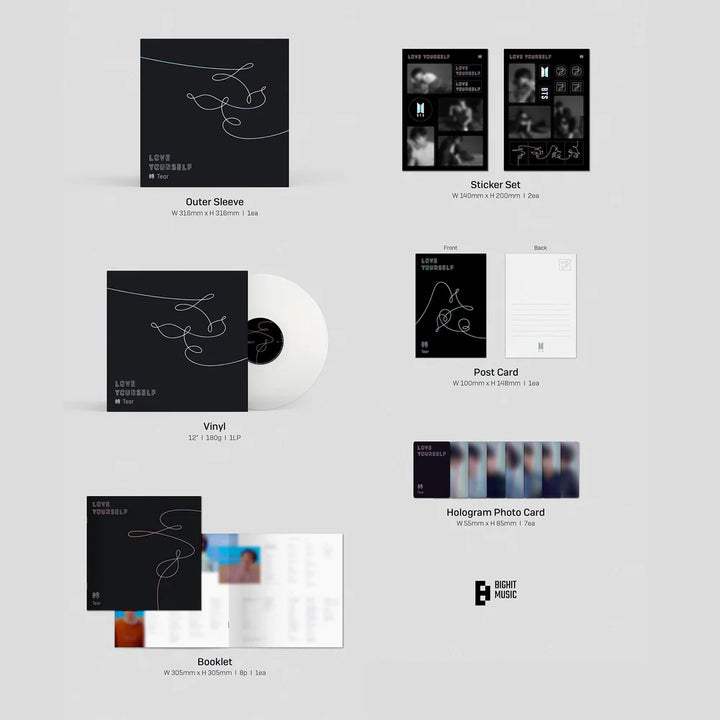 BTS - LOVE YOURSELF _ 轉 'Tear' (LP)