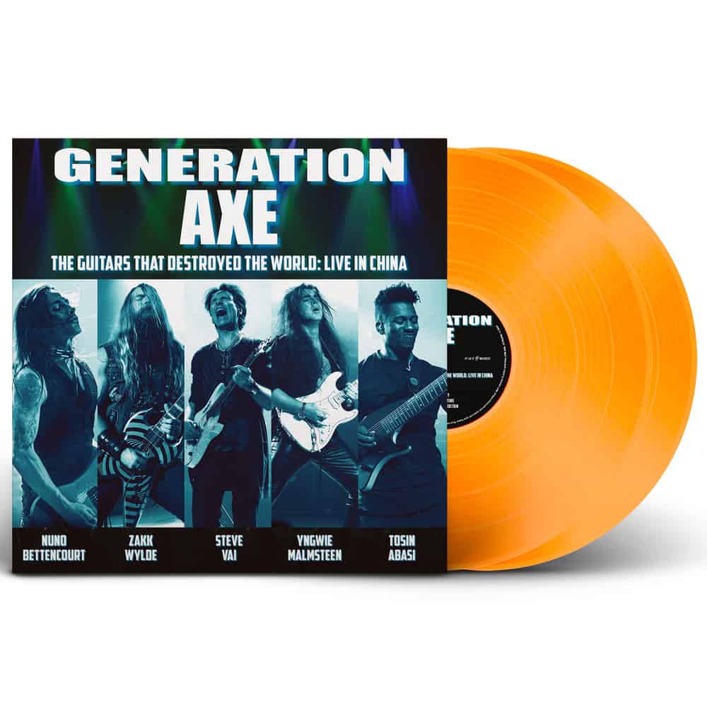 Various Artists - Generation Axe - The Guitars That Destroyed The World: Live in China 2 LP (Limited Edition, Special Edition, Orange)