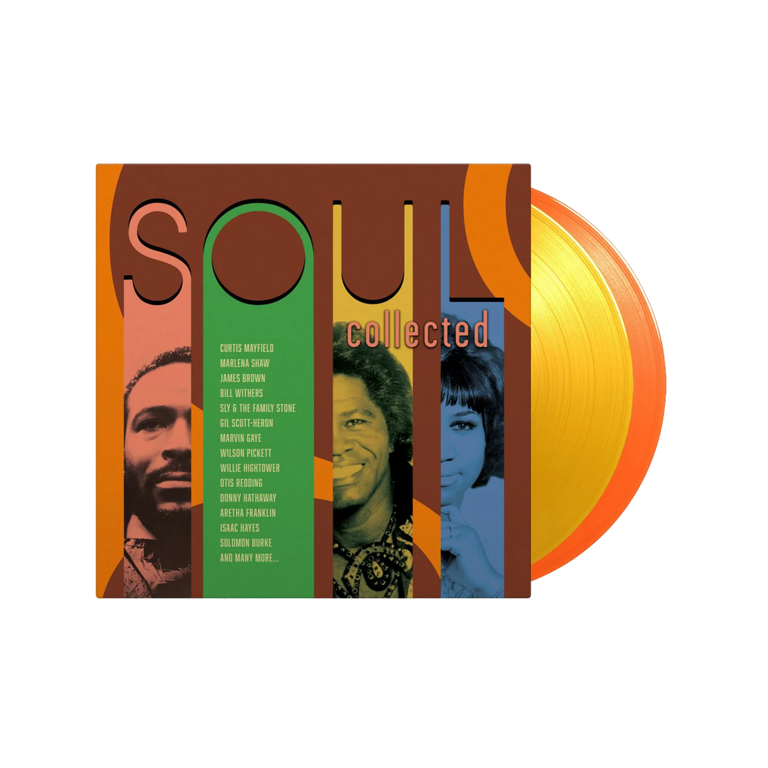 Various Artists - Soul Collected (2LP, Yellow and Orange Vinyl)