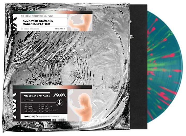 Angels & Airwaves - Lifeforms (Limited Edition, Aqua Blue with Neon & Magenta Splatter)